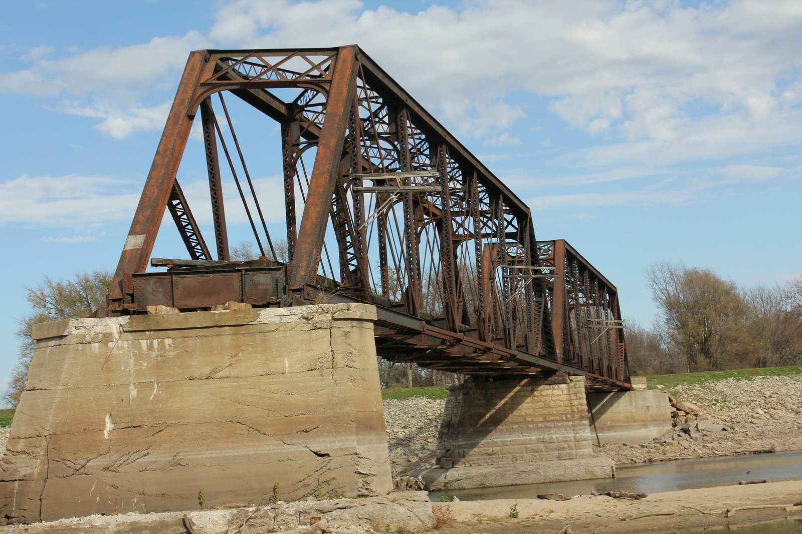 Span #2 during demolition